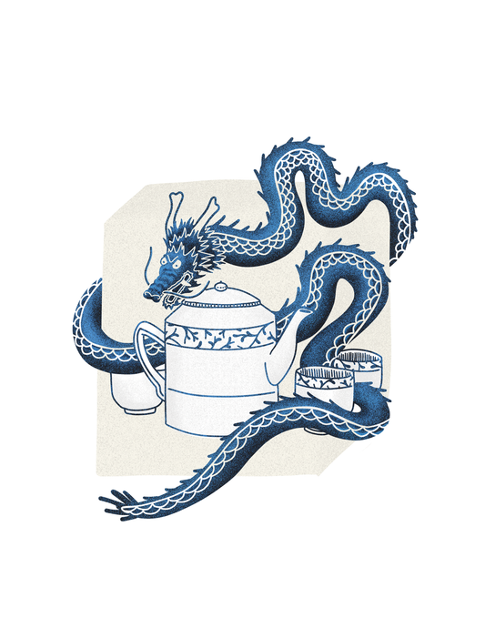 'Ceramic Dragon' Art Print