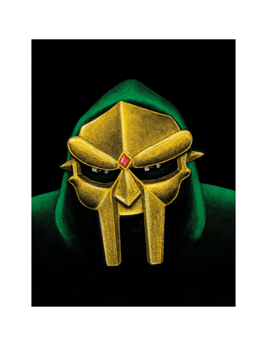 'METAL FACE' Art Print