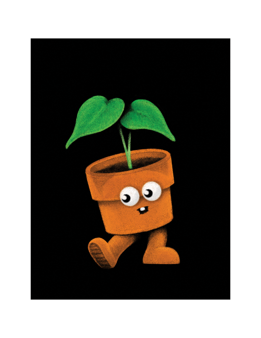 'Happy Planty' Art Print