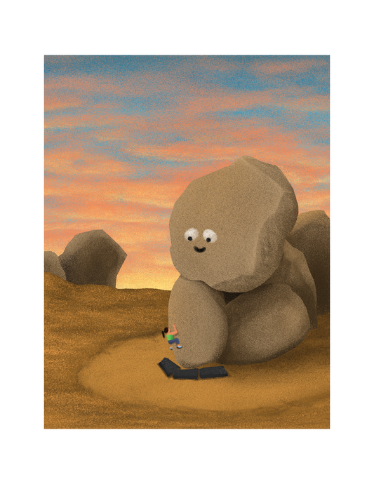 'Rock Climb' Art Print
