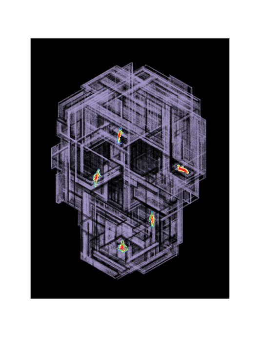 'Trapped Inside' Art Print