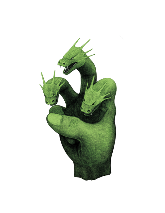 'King Ghidorah' Art Print