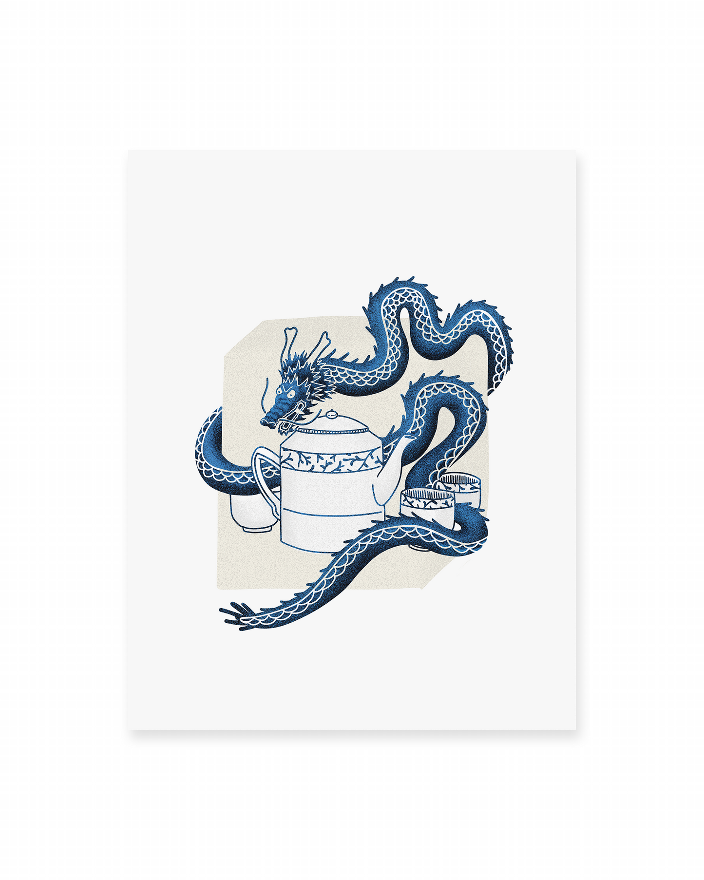 'Ceramic Dragon' Art Print