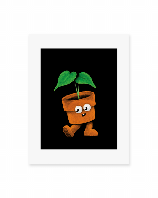 'Happy Planty' Art Print