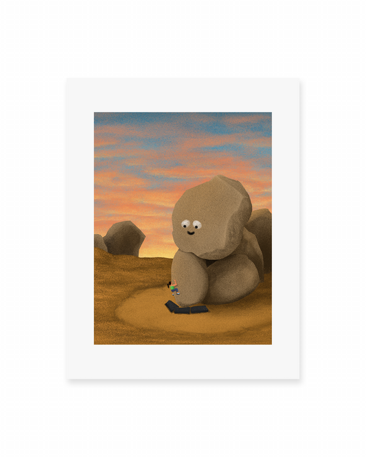 'Rock Climb' Art Print
