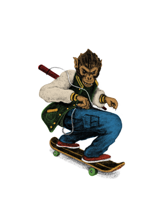 'Monkey King' Art Print