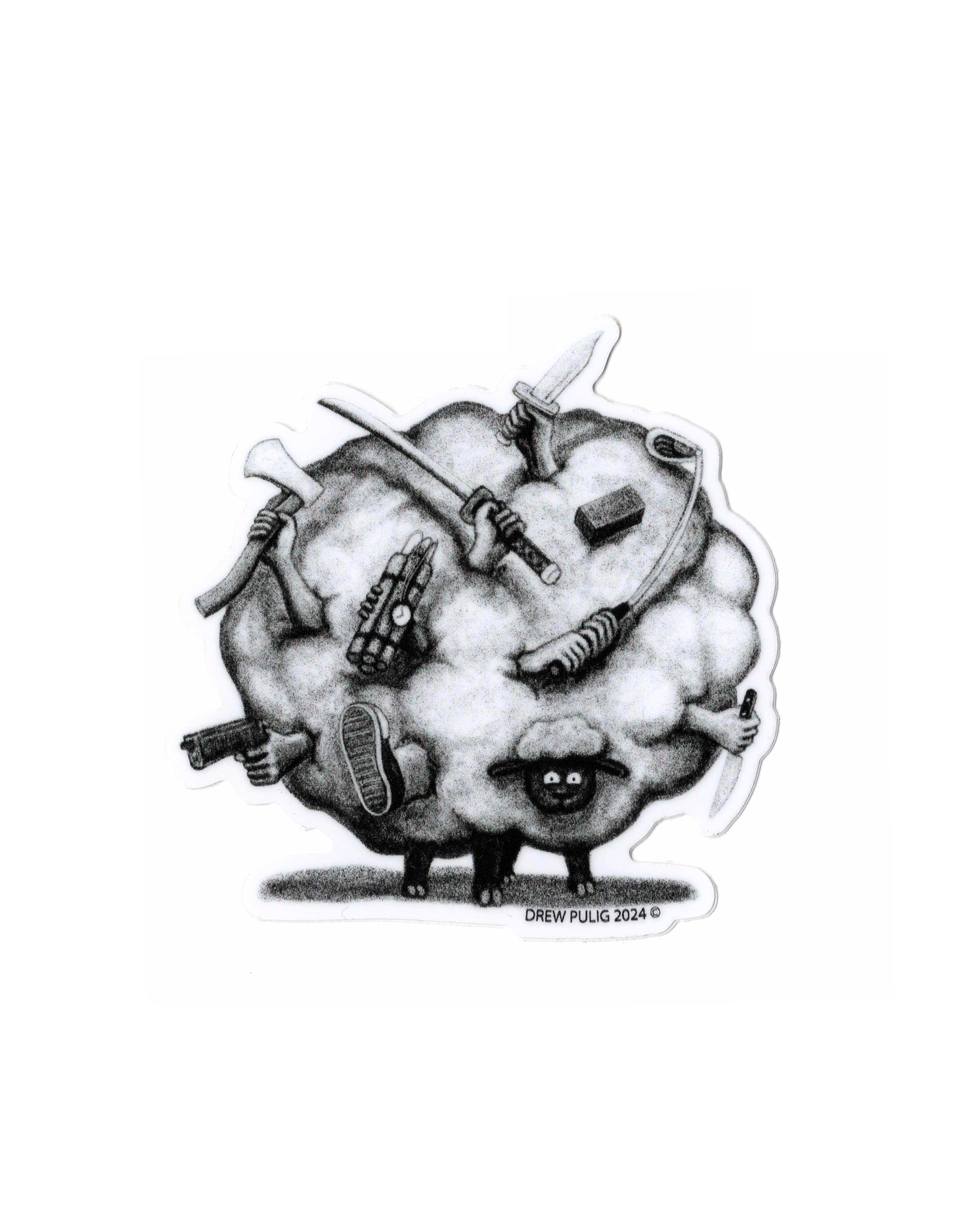 'Internal Battle' Sticker